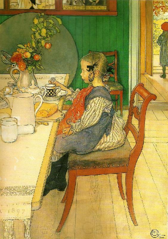 Carl Larsson sjusoverskans dystra Germany oil painting art